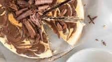 Chocolate Swirl Cheesecake