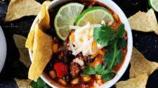 Chorizo and Black Bean Chili