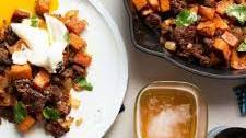 Chorizo and Sweet Potato Hash