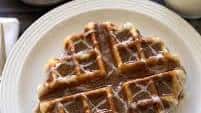 Cinnamon Roll Liege Waffles