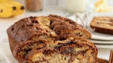 Cinnamon Swirled Banana Bread