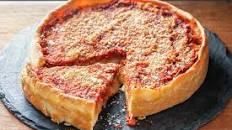 Chicago-Style Deep Dish Pizza with Italian Sausage Thumbnail