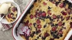 Classic Mixed Berry Dump Cake