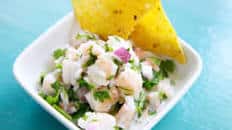 Coconut Lime Shrimp Ceviche