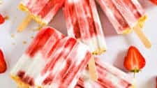 Strawberry Coconut Popsicles (Dairy Free) Thumbnail