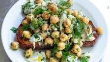 Cod & Chickpea Salad on Toast