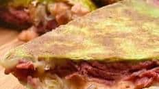 Corned Beef and Cabbage Quesadillas