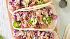 Corned Beef Tacos Recipe with Creamy Cabbage Slaw