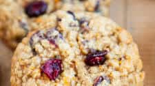 Cranberry Orange Oatmeal Cookies