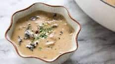 Cream of Wild Mushroom Soup