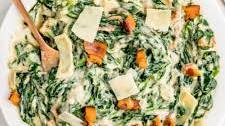 Creamed Spinach with Bacon