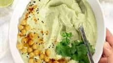 Creamy Cilantro Lime Hummus