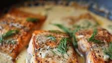 Creamy Dill and Mustard Sauce with Trout Recipe