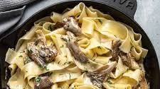 Creamy Oyster Mushroom Pasta