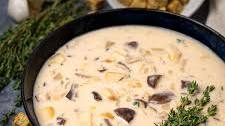 Creamy Oyster Mushroom Soup