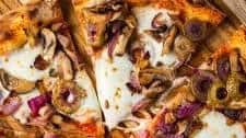 Crimini, Shiitake, and Oyster Mushroom Pizza