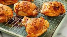 Crispy Baked Chicken Thighs