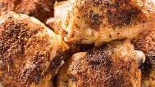 Crispy Baked Chicken Thighs