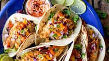 Crispy Fish Tacos with Pico De Gallo