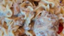 Crockpot Beef Stroganoff with Cube Steak