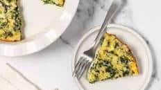 Crustless Spinach Quiche