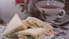 Cucumber and Dill Tea Sandwich