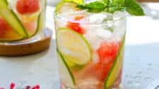 Cucumber Melon Sangria Cooler