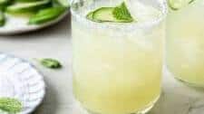 cucumber mint margarita