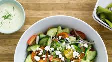 Cucumber Tomato Salad with Herb Vinaigrette