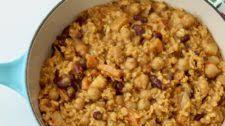 Curried Chickpeas and Rice