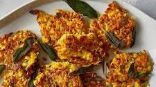 Delicata Squash and Corn Fritters