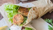 Easiest Lemon Tahini Falafel Wrap