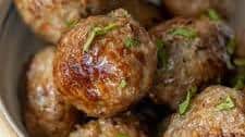 Easy Air Fried Meatballs