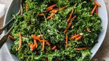 Easy Asian Kale Salad With Sesame Dressing