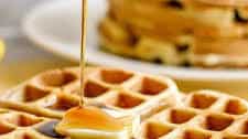 Easy Banana Belgian Waffle Recipe