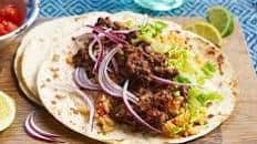 Easy beef burritos