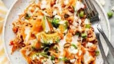 Easy Buffalo Chicken Enchiladas