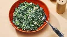 Easy Creamed Spinach