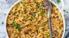 Easy, Creamy Ground Pork Stroganoff Recipe (video)