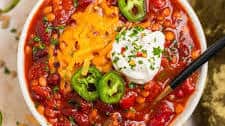 Easy Crock Pot Lentil Chili