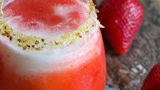 Easy Frozen Strawberry & Coconut Margarita