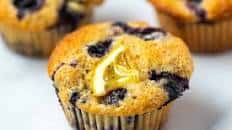 Easy Lemon Blueberry Muffins