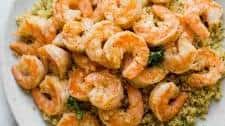 Easy Lemon Garlic Shrimp & Quinoa