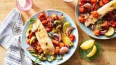 Easy Prep! Trout Provençal with Tomatoes & Zucchini