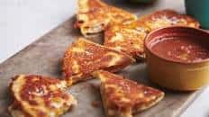 Easy Rotisserie Chicken and Cheese Quesadillas