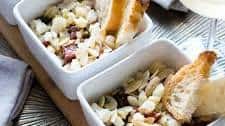 Easy Tapas Recipe: White Bean Salad with Spanish Chorizo + Manchego