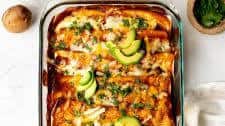 Easy Vegetarian Mushroom Enchiladas with Black Beans