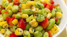 Edamame and Corn Salad with Oregano Vinaigrette