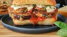 Eggplant Parmesan Sandwich