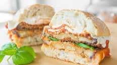 Eggplant Parmesan Sandwich